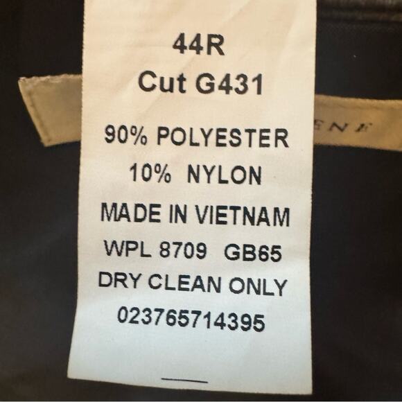 Geoffrey Beene gray corduroy two button blazer jacket size 44R
 b34 - Picture 3 of 5